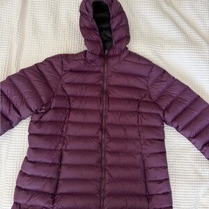 Eddie Bauer CirrusLite Down Puffer Jacket - Plum